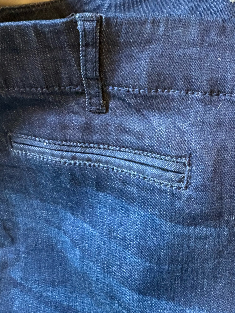 J. Jill Indigo Denim Pencil Skirt | Cotton Blend | Size 10 - Picture 9 of 12